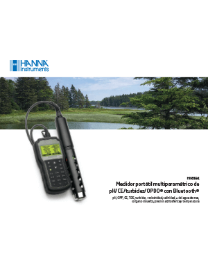 Medidor portatil multiparametrico HI98594